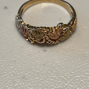 10k Black Hill Tri Color Gold Coleman CCO Women's Ring